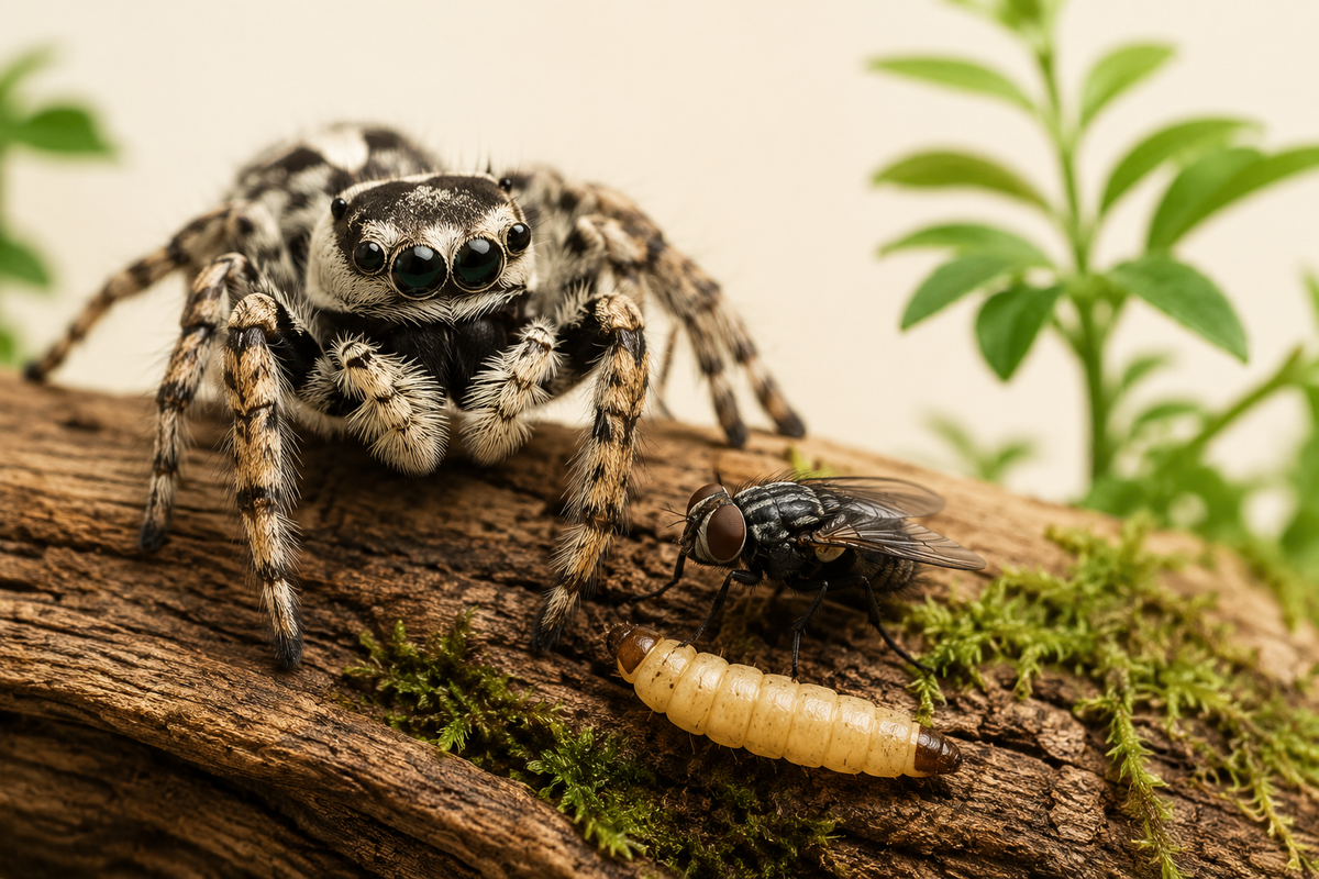 Jumping Spider Food